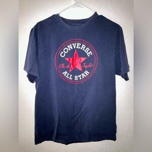 Converse Navy Blue T-Shirt with Red Logo